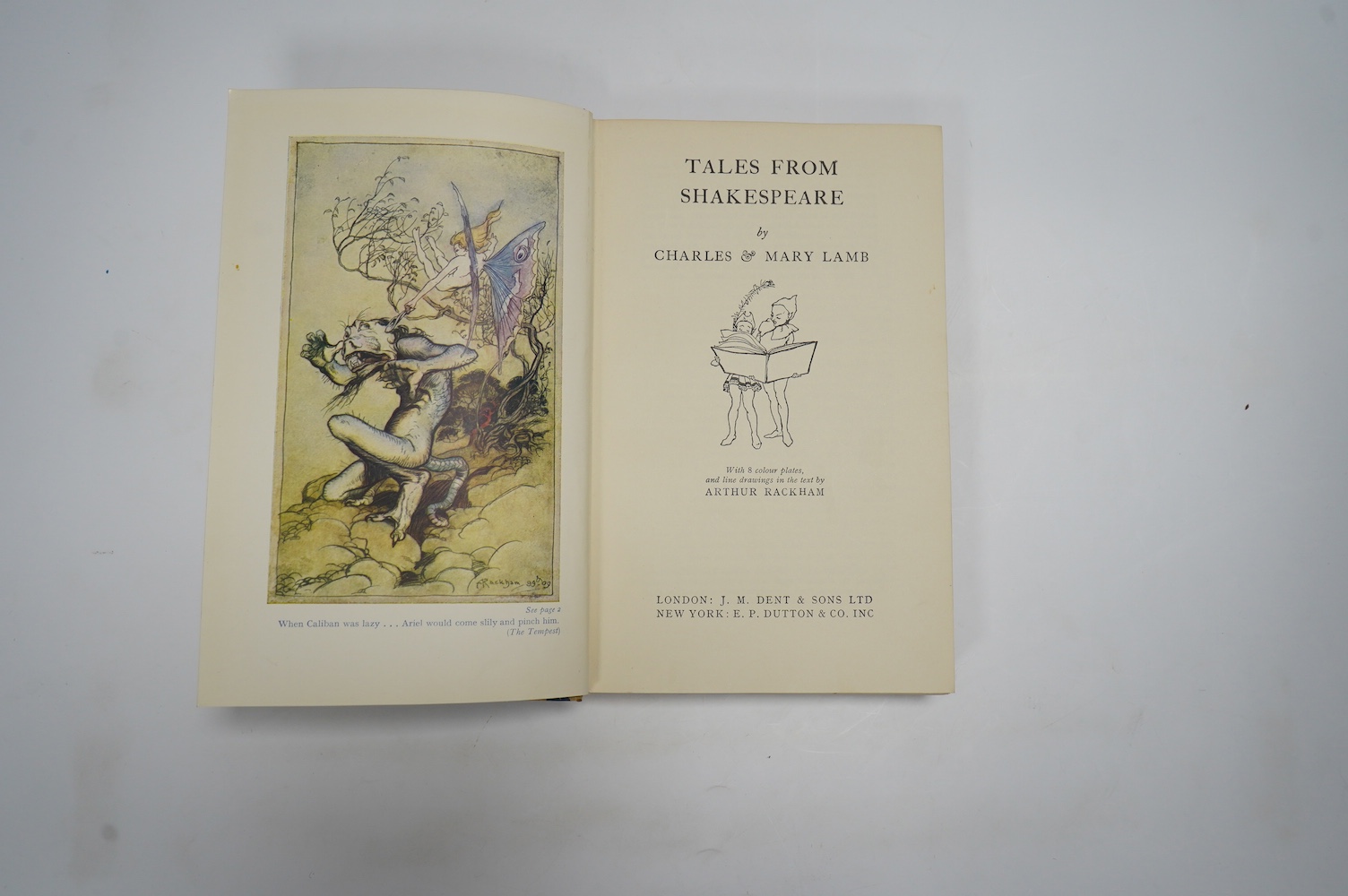 Rackham, Arthur (illustrator), 3 works – Charles Dickens, A Christmas Carol, first trade edition, first issue, sm. 4to, 12 tipped-in colour plates, captioned tissue-guards, original olive cloth, pictorial gilt to upper c